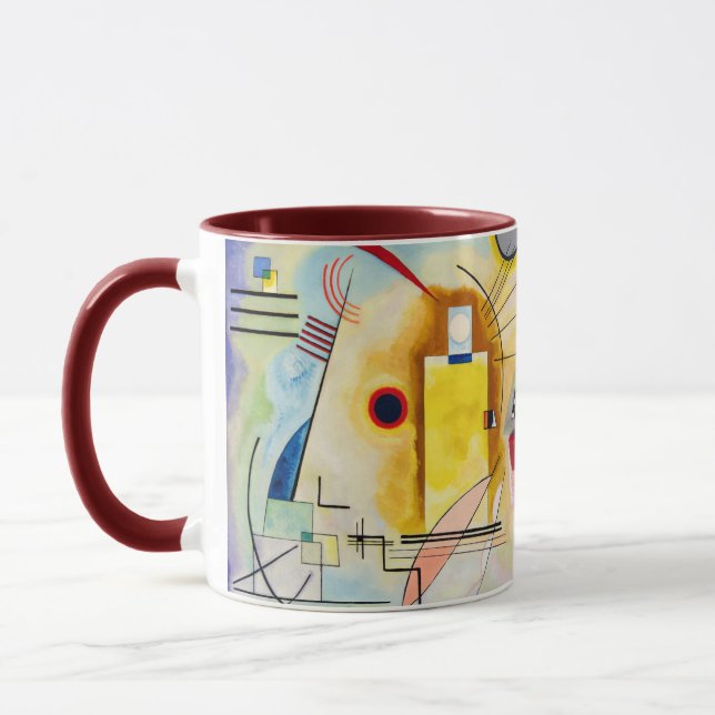 Kandinsky – Yellow, Red, Blue (Jaune, Rouge, Bleu) Mug (Left)