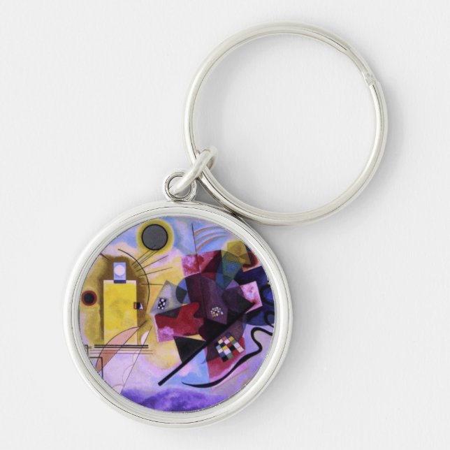 Kandinsky,yellow-red-blue. Keychain (Front)