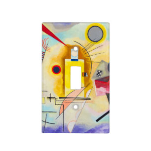 Kandinsky Yellow-Red-Blue Light Switch Cover