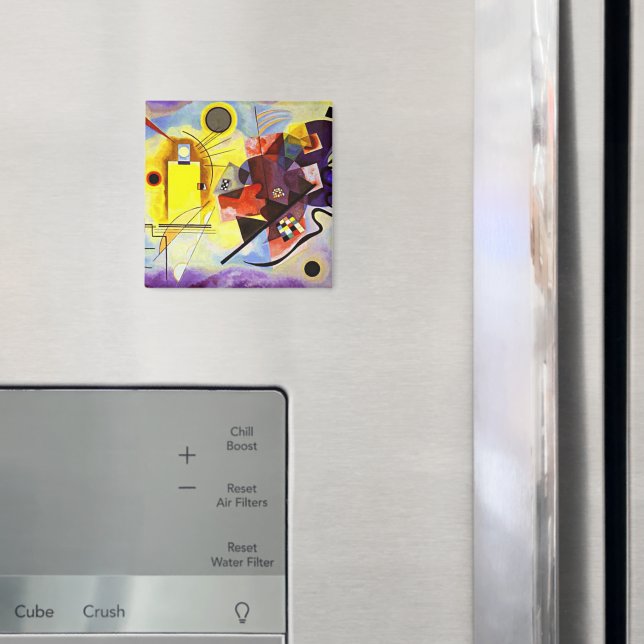 Kandinsky - Yellow-Red-Blue Magnet (In Situ (Fridge))