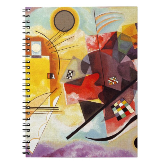 Kandinsky Yellow Red Blue Notebook (Front)