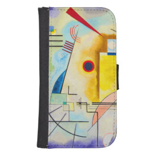 Kandinsky Yellow-Red-Blue Galaxy S4 Wallet Case