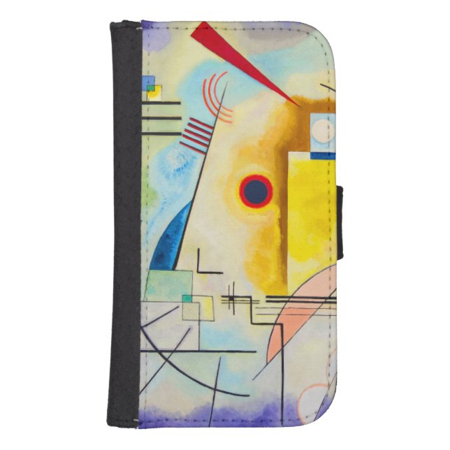 Kandinsky Yellow-Red-Blue Samsung Galaxy Wallet Case (Front)