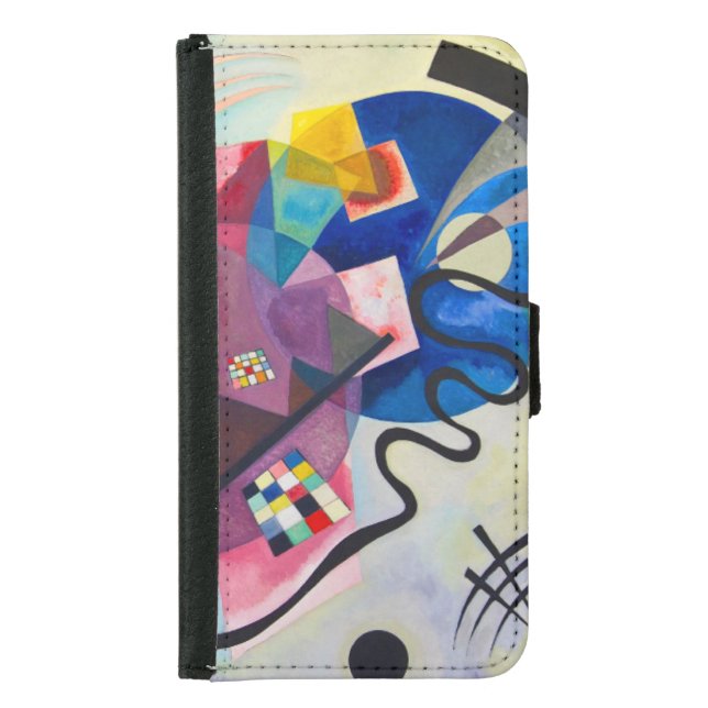 Kandinsky Yellow-Red-Blue Samsung Galaxy Wallet Case (Front)