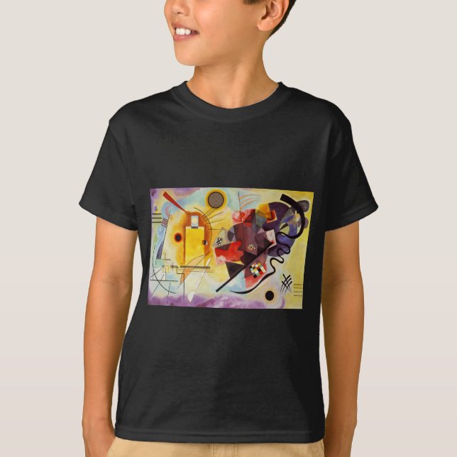Kandinsky Yellow Red Blue T-Shirt (Front)