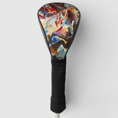 Kandinsky's abstract artwork, Composition VI, Golf Head Cover