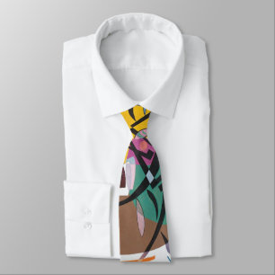 Kandinsky's Abstract Artwork Neck Tie