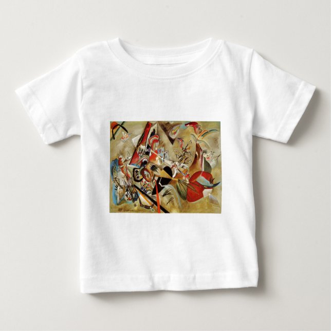 Kandinsky's Abstract Composition Baby T-Shirt (Front)
