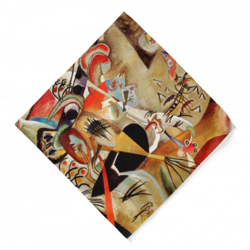 Kandinskys Abstract Composition Bandana