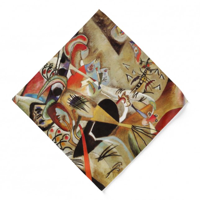 Kandinsky's Abstract Composition Bandana (Front)