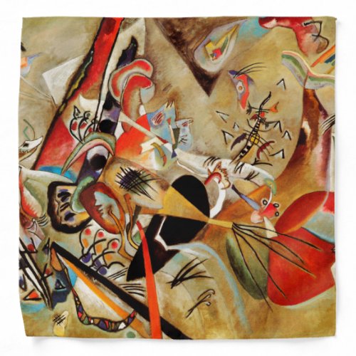 Kandinskys Abstract Composition Bandana