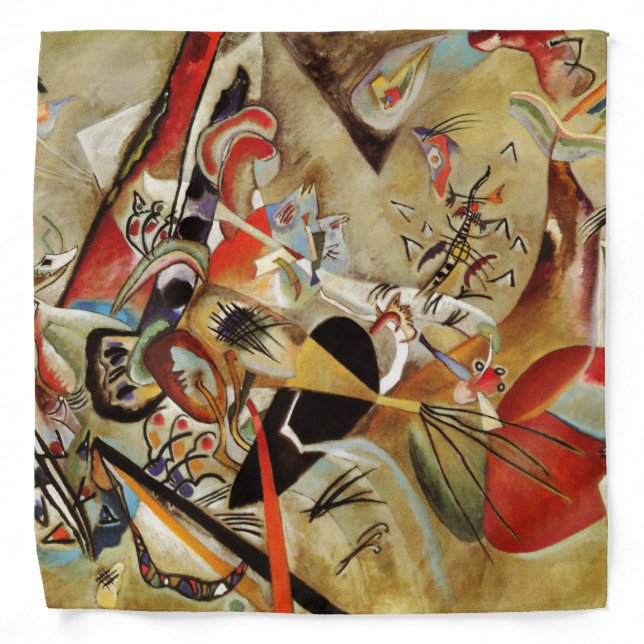Kandinsky's Abstract Composition Bandana (Front)