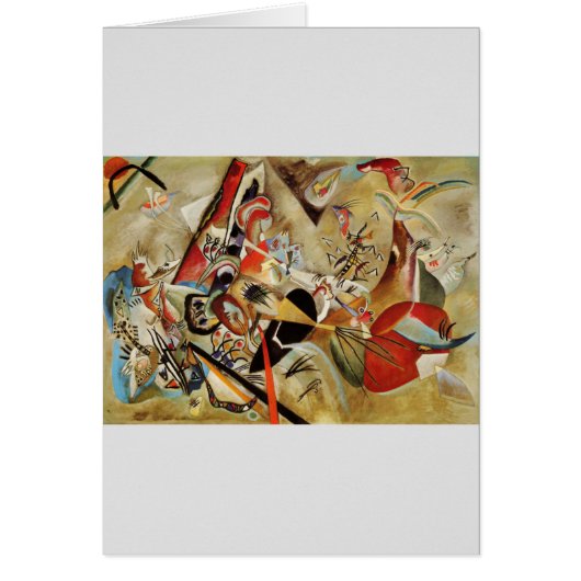 Kandinsky's Abstract Composition Cards (Front)