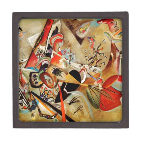Kandinskys Abstract Composition Jewelry Box