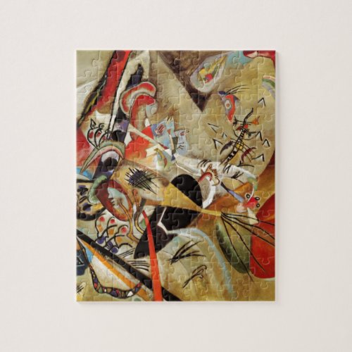 Kandinskys Abstract Composition Jigsaw Puzzle