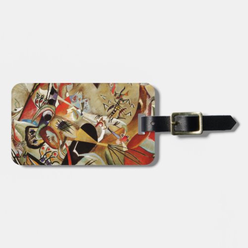 Kandinskys Abstract Composition Luggage Tag