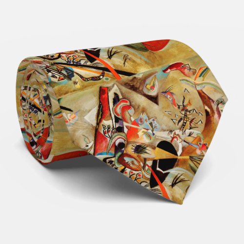 Kandinskys Abstract Composition Tie