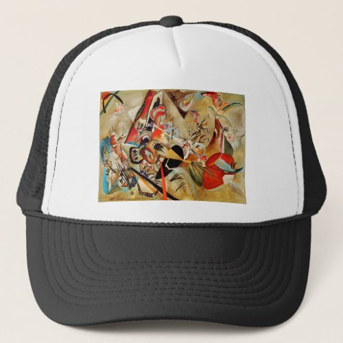Kandinskys Abstract Composition Trucker Hat