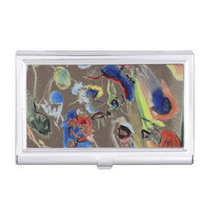 Kandinsky's Abstract Painting Artwork Business Card Case