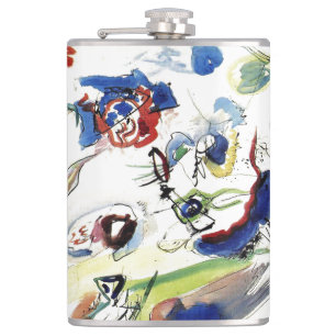 Kandinsky's Abstract Painting Artwork Flask