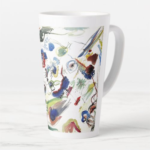 Kandinskys Abstract Painting Artwork Latte Mug