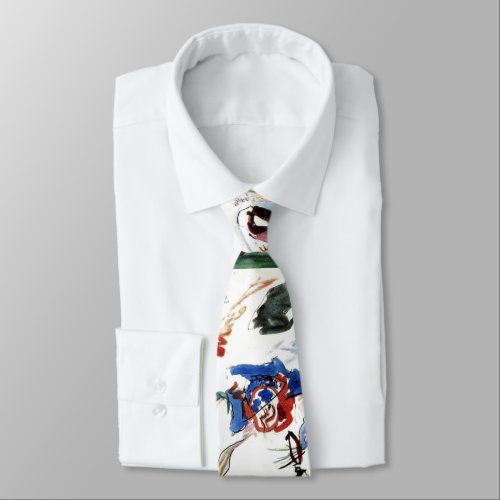 Kandinskys Abstract Painting Artwork Neck Tie