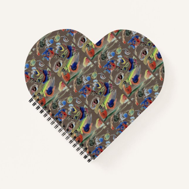 Kandinsky's Abstract Painting Artwork Notebook (Front)