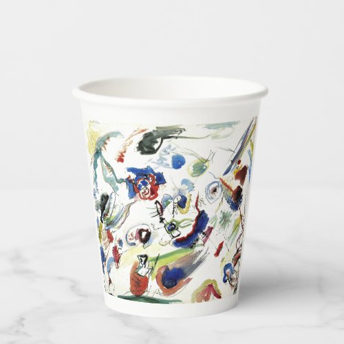 Kandinskys Abstract Painting Artwork Paper Cups