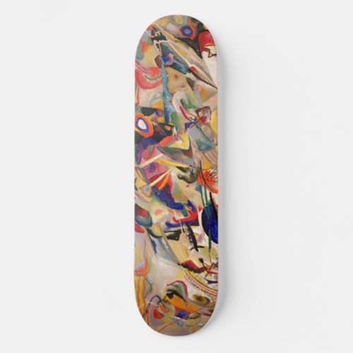 Kandinskys Abstract Painting Artwork Skateboard