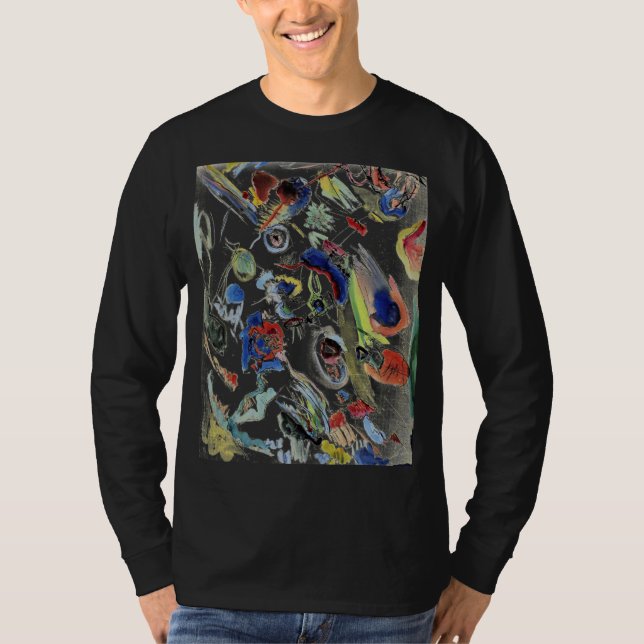 Kandinsky's Abstract Painting Artwork T-Shirt (Front)