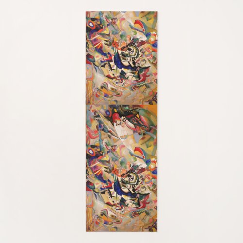 Kandinskys Abstract Painting Artwork Yoga Mat