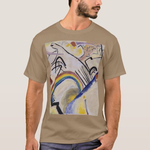 Kandinskys Abstract Painting Cossacks 1910 Dated T_Shirt