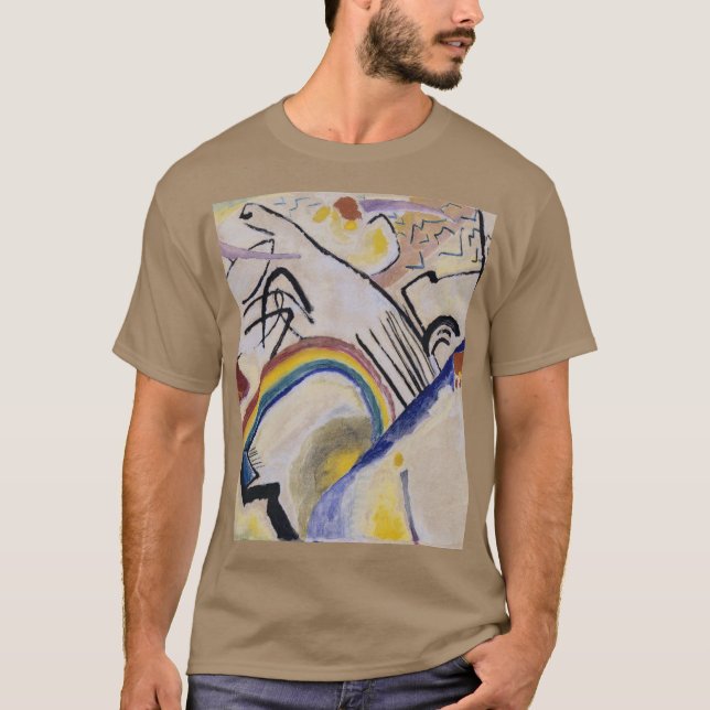Kandinsky's Abstract Painting Cossacks 1910 Dated T-Shirt (Front)