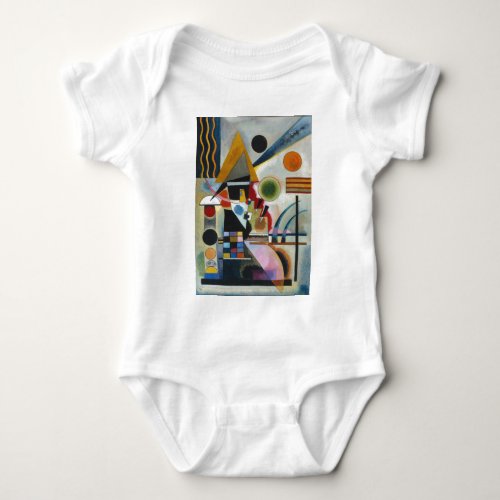Kandinskys Abstract Painting Swinging Baby Bodysuit