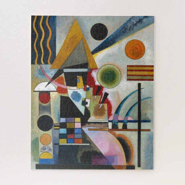 Kandinsky's Abstract Painting Swinging Jigsaw Puzzle (Vertical)