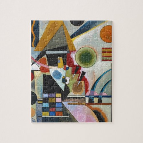 Kandinskys Abstract Painting Swinging Jigsaw Puzzle