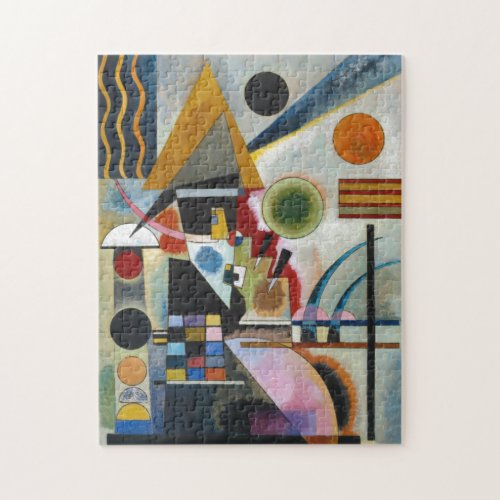 Kandinskys Abstract Painting Swinging Jigsaw Puzzle