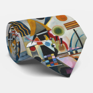 Kandinsky's Abstract Painting Swinging Neck Tie