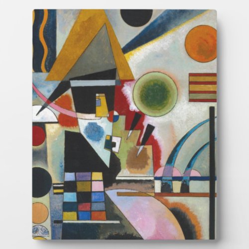 Kandinskys Abstract Painting Swinging Plaque
