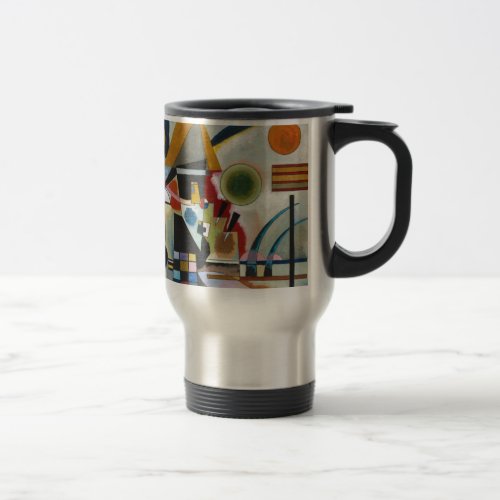 Kandinskys Abstract Painting Swinging Travel Mug