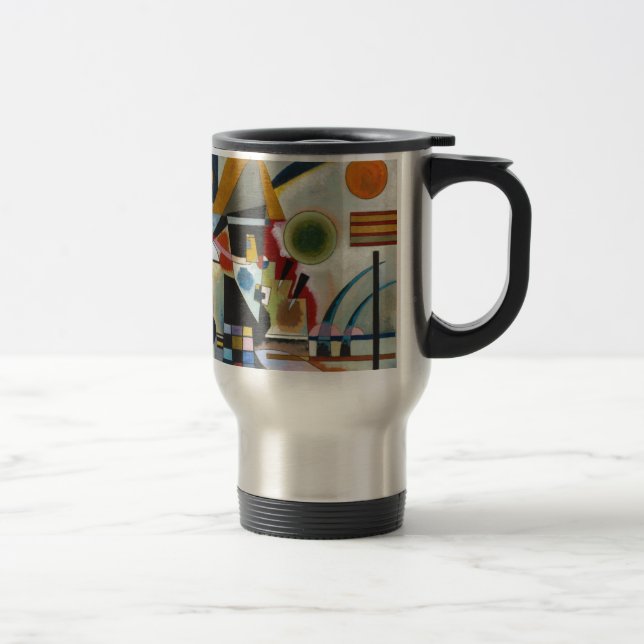 Kandinsky's Abstract Painting Swinging Travel Mug (Right)