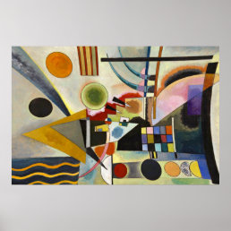 Kandinsky&#39;s Composition Abstract Painting Artwork Poster