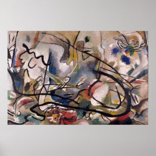 Kandinsky's Composition Abstract Painting Poster