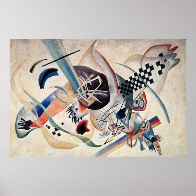 Kandinsky's Composition Abstract Painting Poster (Front)