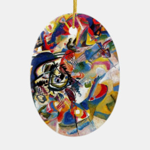 Kandinsky's Composition VII Ceramic Ornament