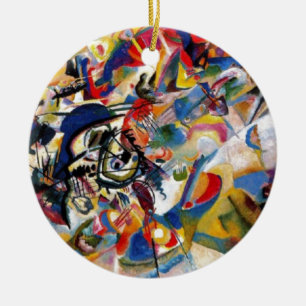 Kandinsky's Composition VII Ceramic Ornament