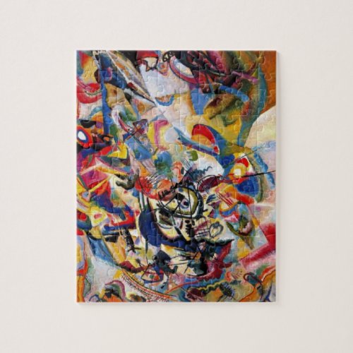 Kandinskys Composition VII Classical Abstract Art Jigsaw Puzzle