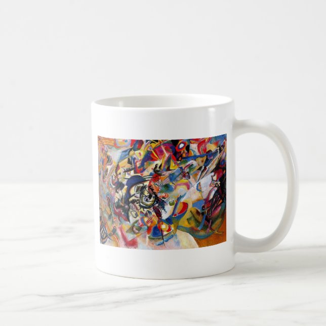 Kandinsky's Composition VII Coffee Mug (Right)