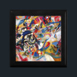 Kandinsky's Composition VII Jewelry Box<br><div class="desc">Wassily Kandinsky Colorful Abstract in Blue,  Orange,  Red and Yellow Tones - Compositon 7 Abstract Painting on Canvas</div>