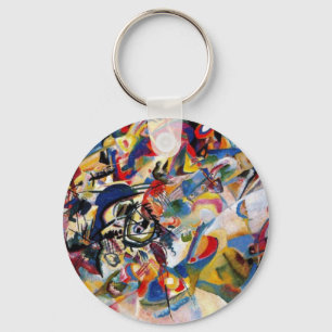 Kandinsky's Composition VII Keychain